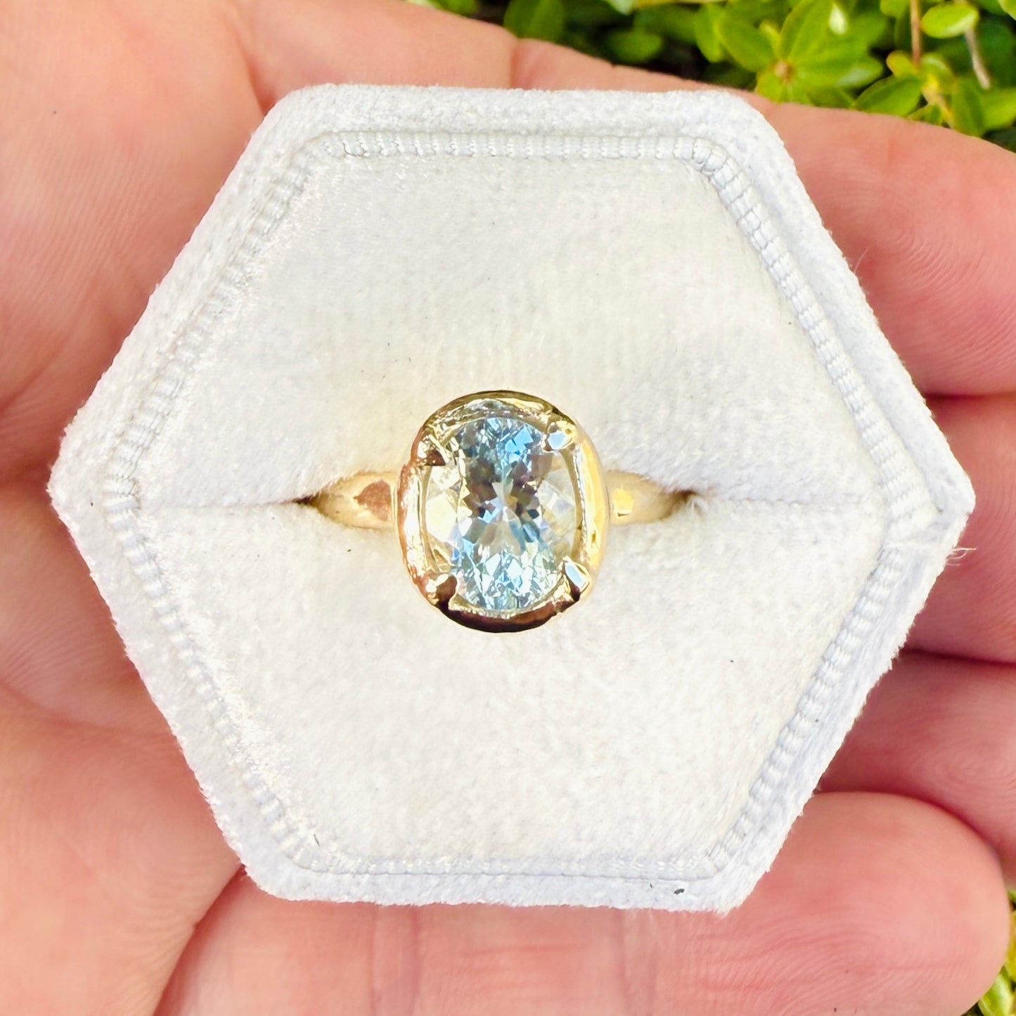 Citrine and Sterling Silver Ring