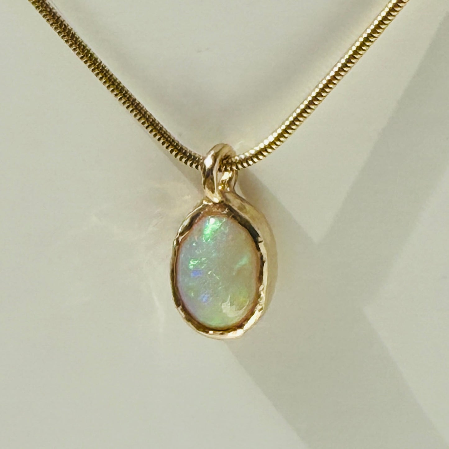 Ethiopian Opal and 14K Ring