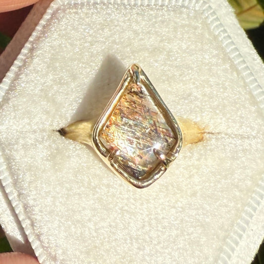 Australian Rainbow Lattice and Gold Ring