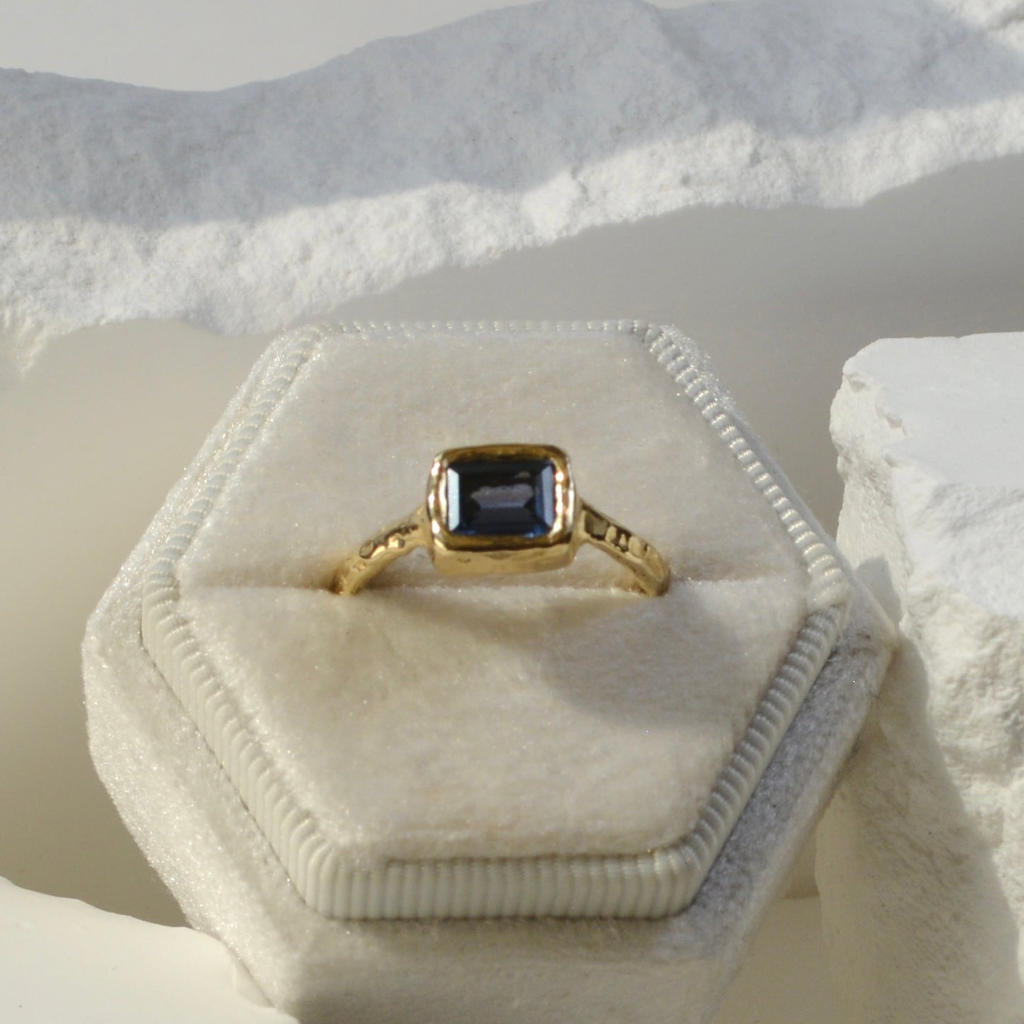 Sapphire and Gold Ring