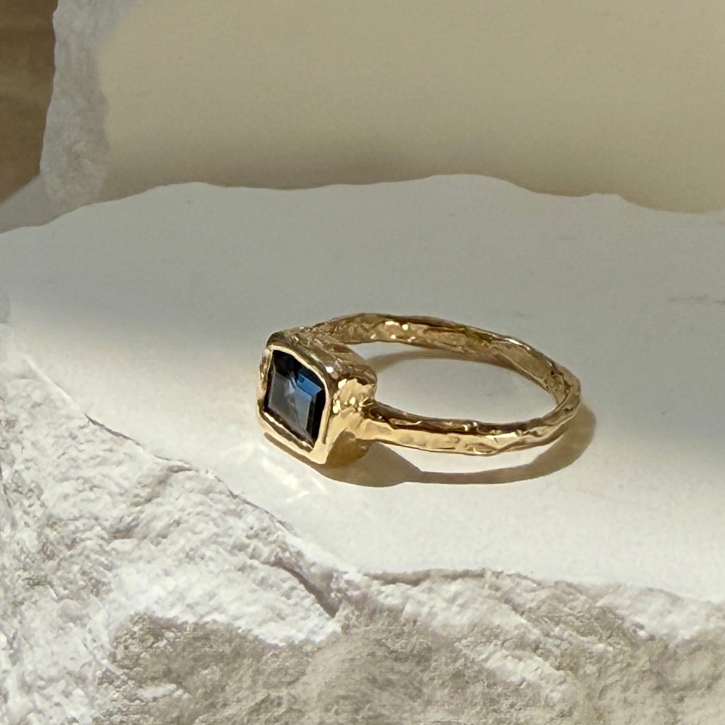 Sapphire and Gold Ring